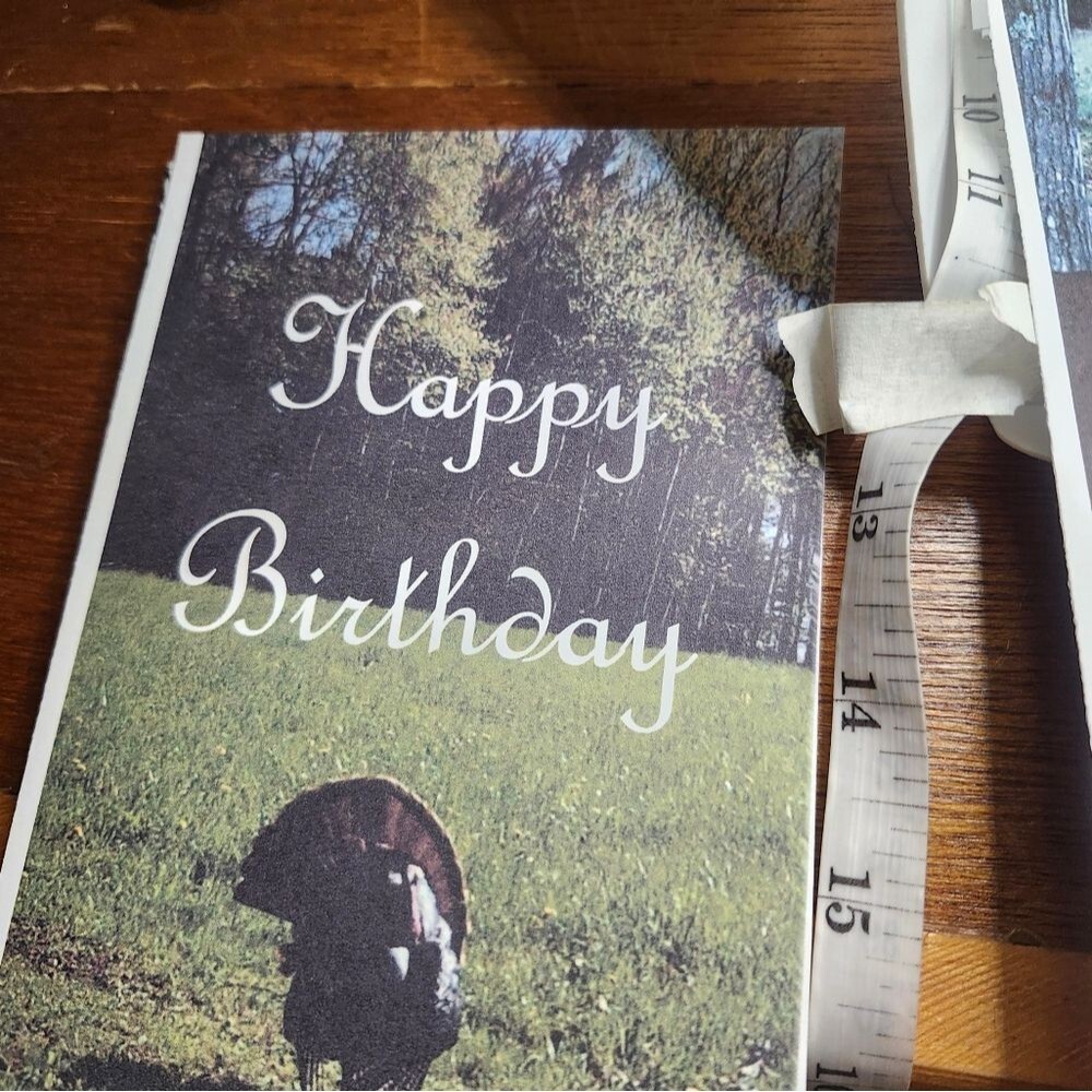 Hand Crafted Nature-Themed Birthday Cards Set Of 12 - Picture 3 of 8